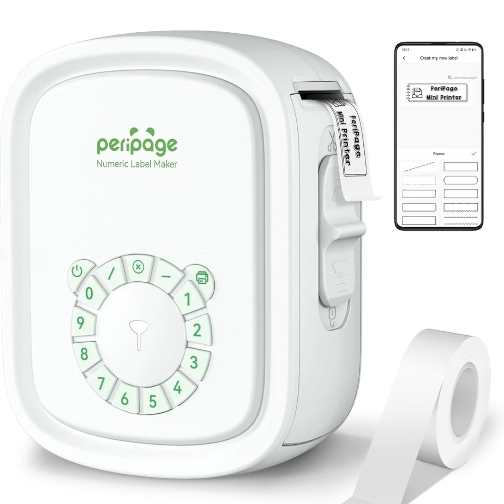 P10Pro Numeric Label Maker - White - Picture 3 of 10
